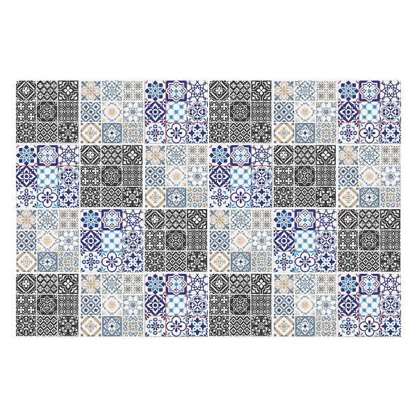 Autocolante gresie Placi multicolore