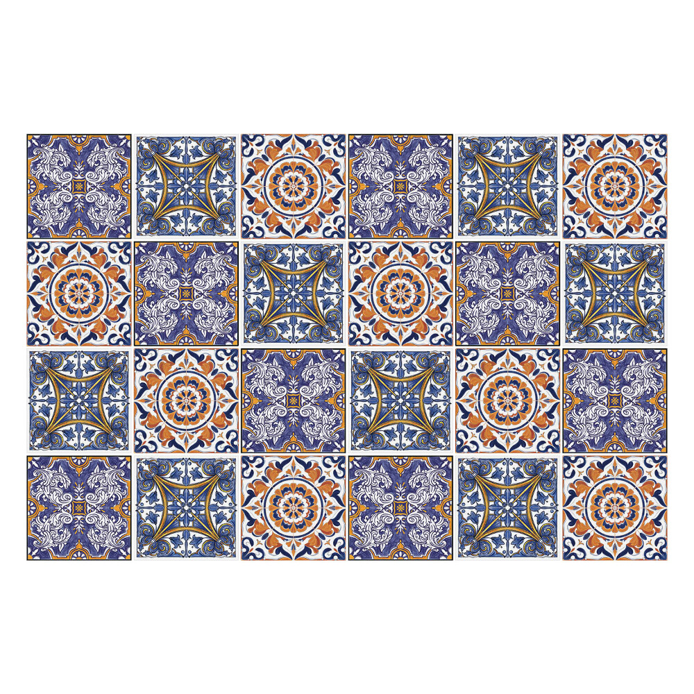 Autocolante gresie si faianta Motive florale și geometrice