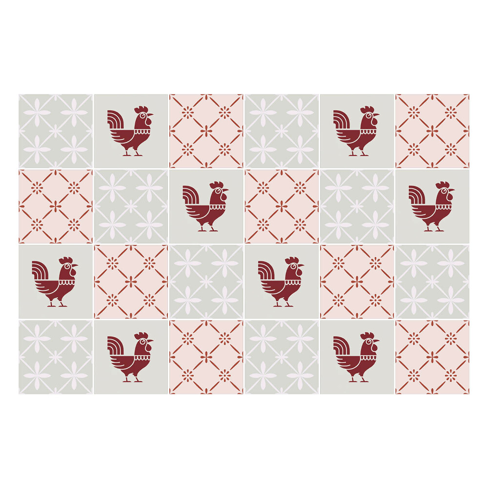 Autocolante gresie Cantarele în carouri