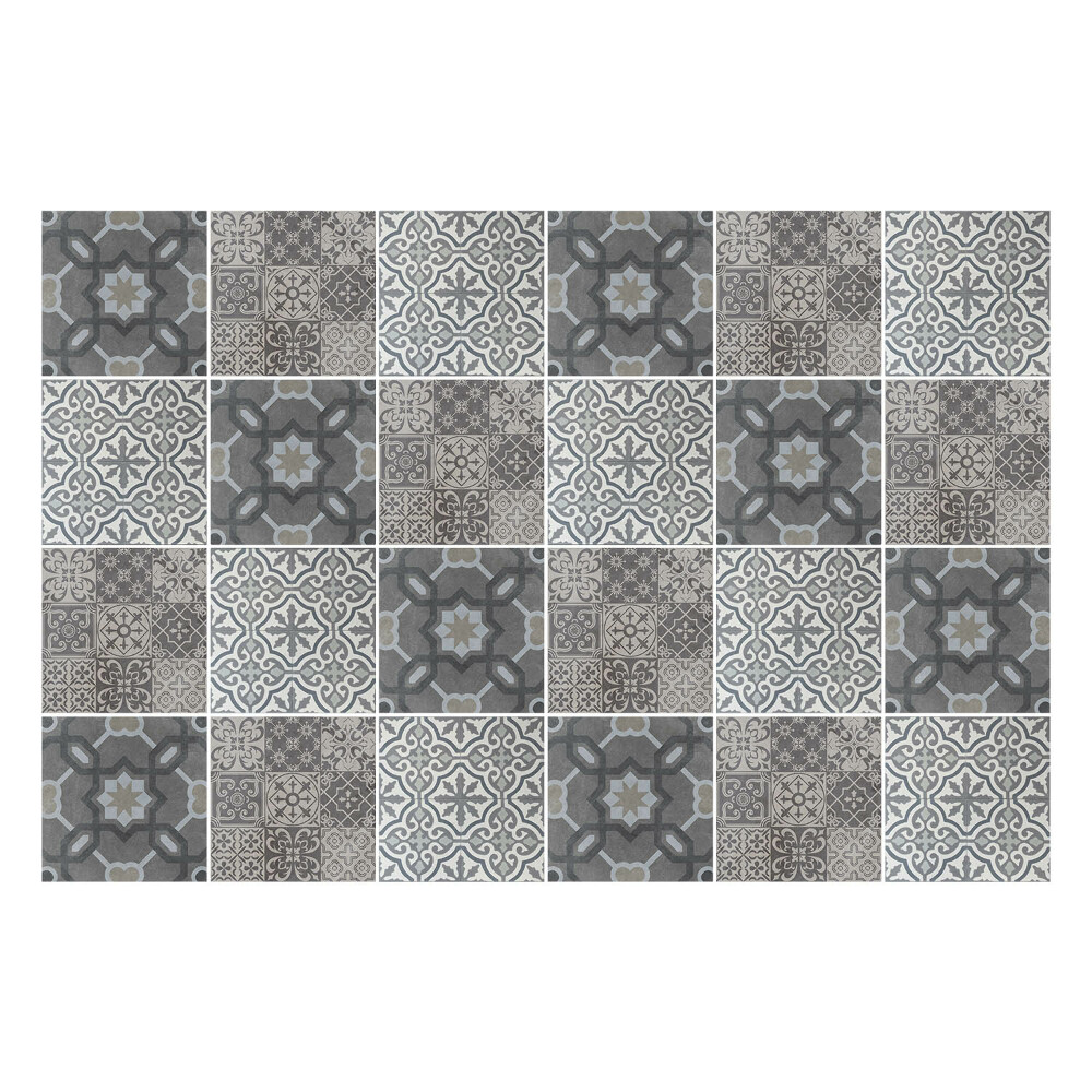 Autocolante pentru gresie Placi vechi în mozaic