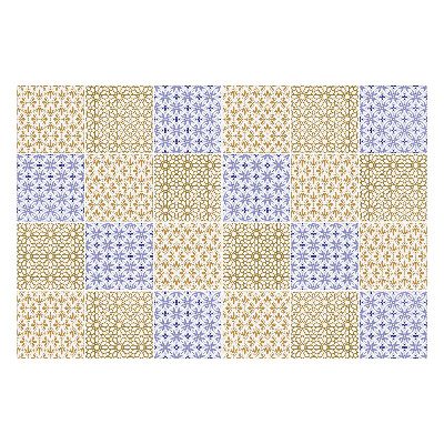 Autocolante gresie si faianta Mici ornamente florale