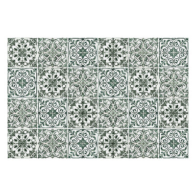 Autocolante pentru gresie Placi verzi cu modele