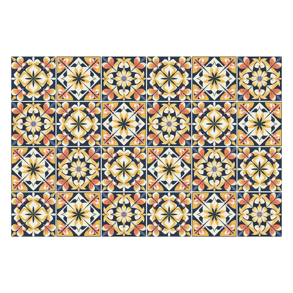 Autocolante gresie si faianta Mozaic retro cu modele