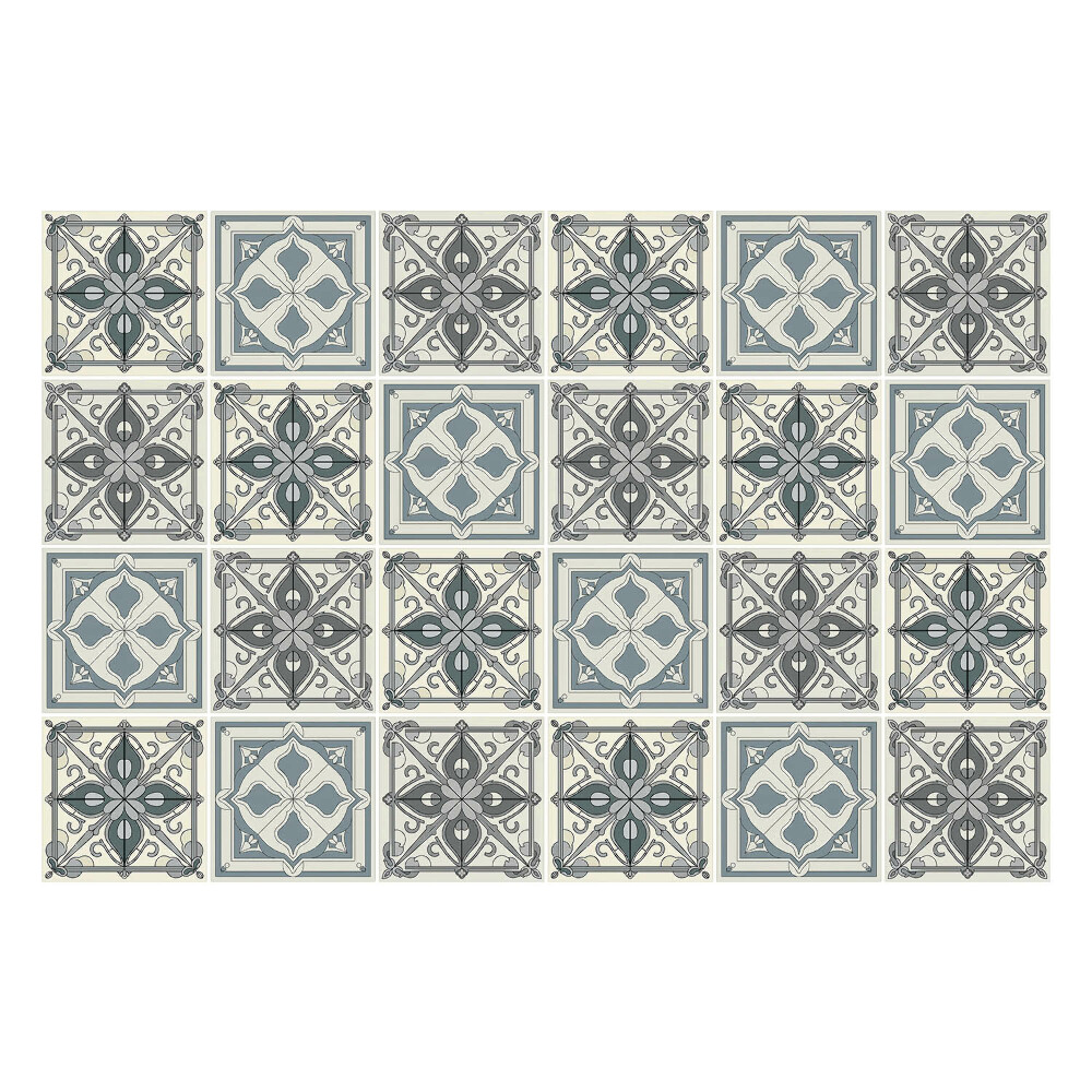 Autocolante gresie Gresie gri elegante