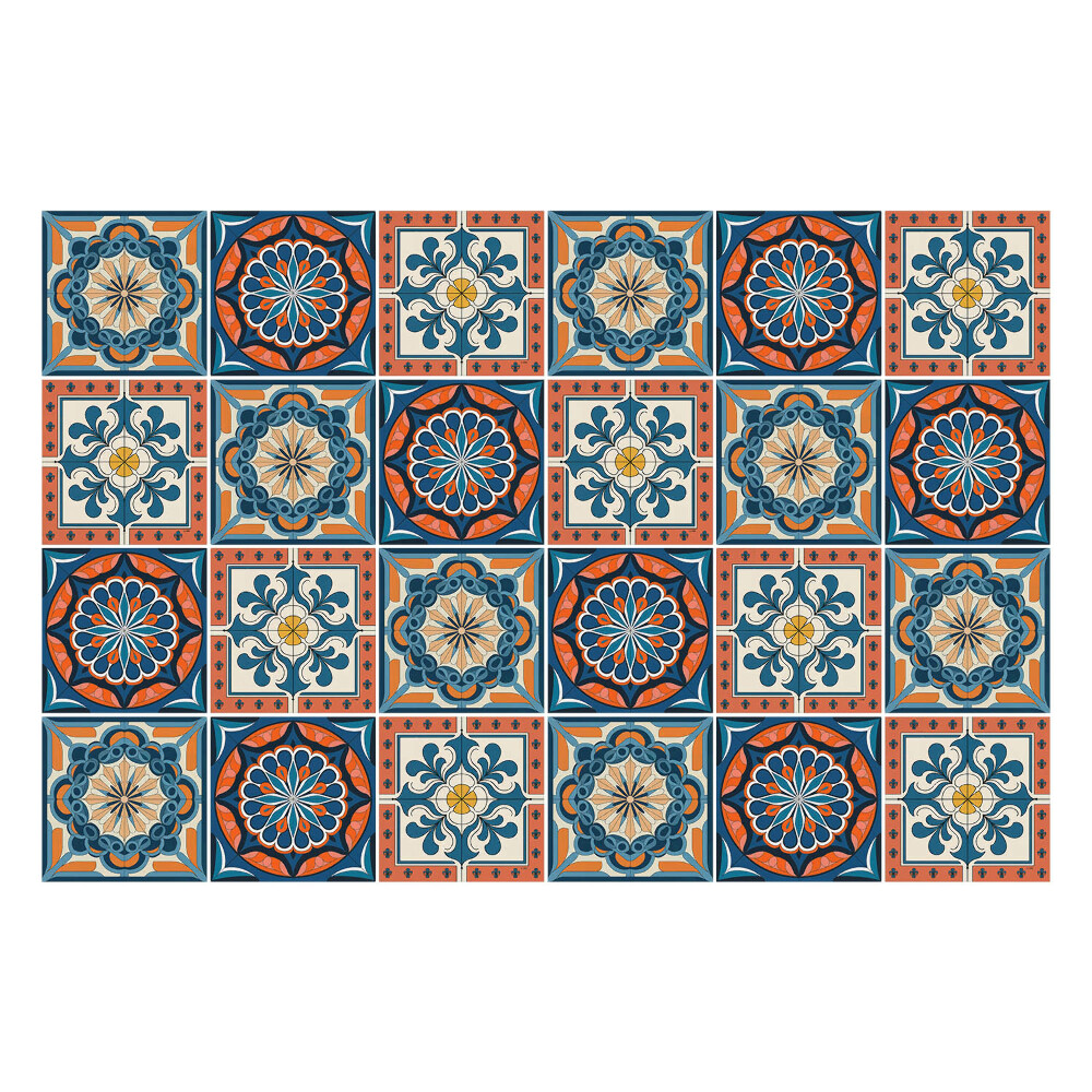 Autocolante pentru gresie Design oriental