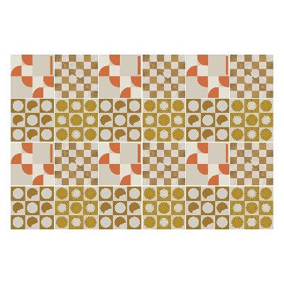 Autocolante pentru gresie Forme și figuri geometrice