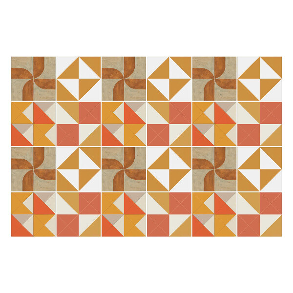 Autocolante gresie si faianta Geometrie cu triunghiuri