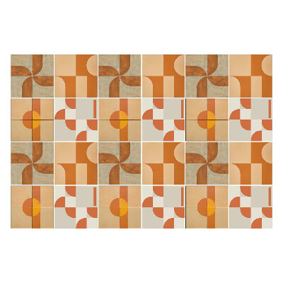 Autocolante gresie Forme geometrice abstracte