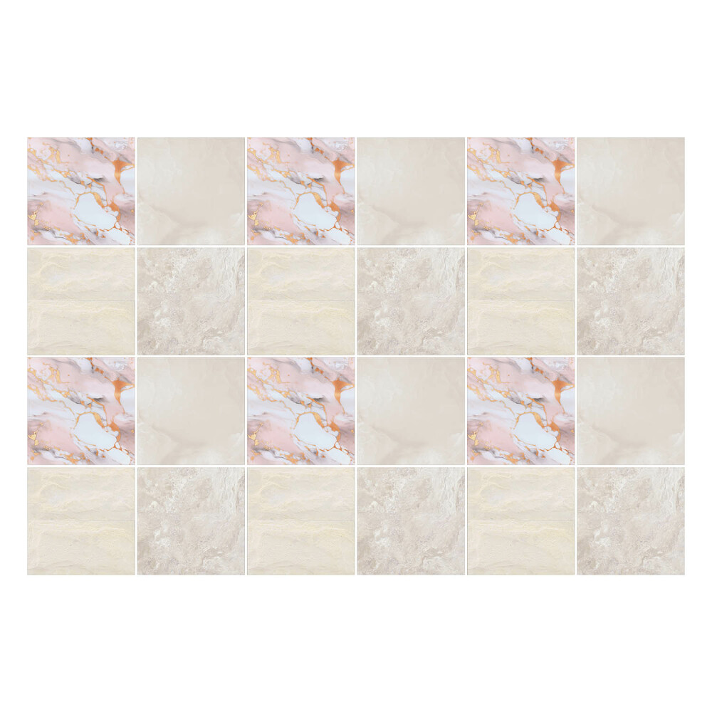 Autocolante gresie Placi elegante de marmura