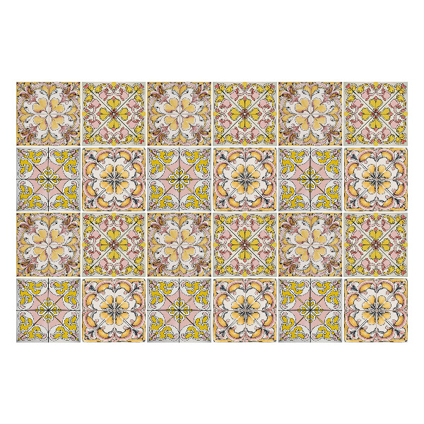 Autocolante pentru gresie Placi antice pastelate