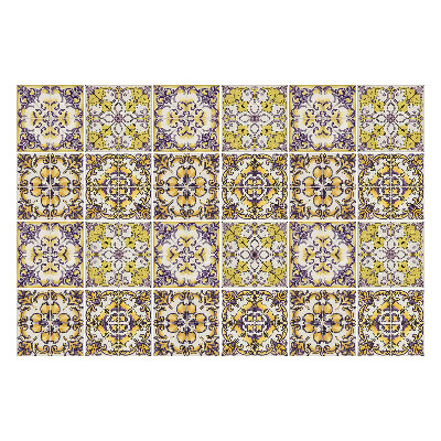 Autocolante gresie si faianta Ornamente florale în aranjament