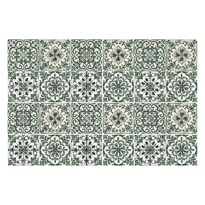 Autocolante gresie Ornamente florale într-o plasă