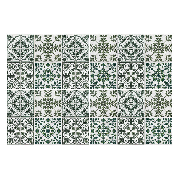 Autocolante gresie si faianta Ornamente florale pe gresie
