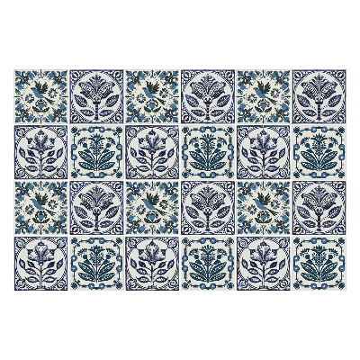 Autocolante gresie Plante și păsări