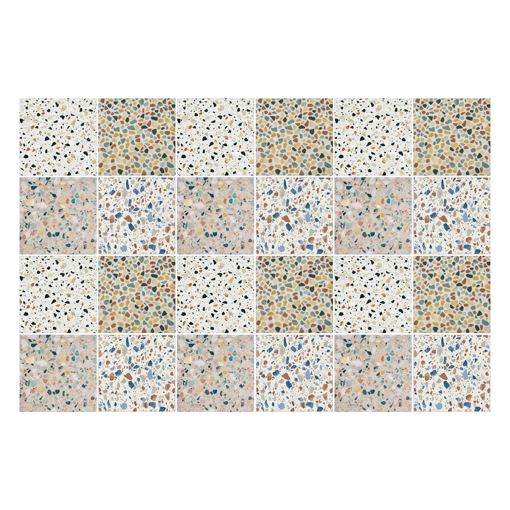 Autocolante gresie si faianta Efect de mozaic de piatră