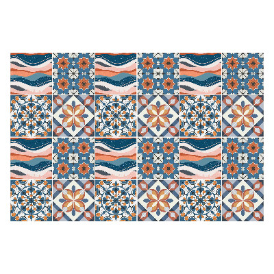 Autocolante gresie si faianta Modele orientale pastelate