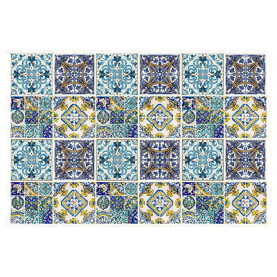 Autocolante pentru gresie Compoziție de faianță retro