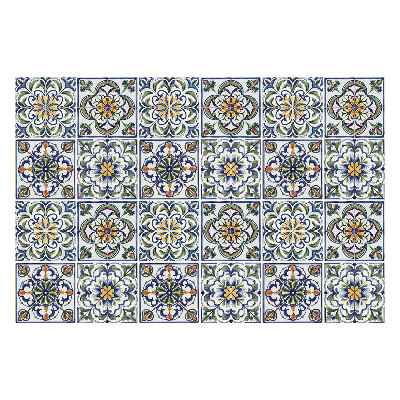 Autocolante gresie si faianta Mozaicuri florale în aranjament