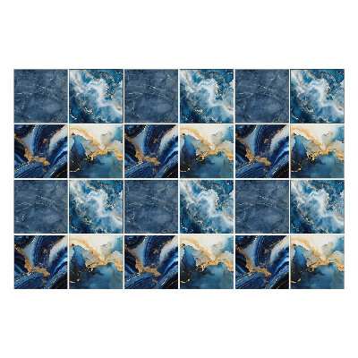 Autocolante gresie si faianta Valuri și dungi abstracte