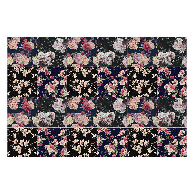 Autocolante gresie Compoziții florale