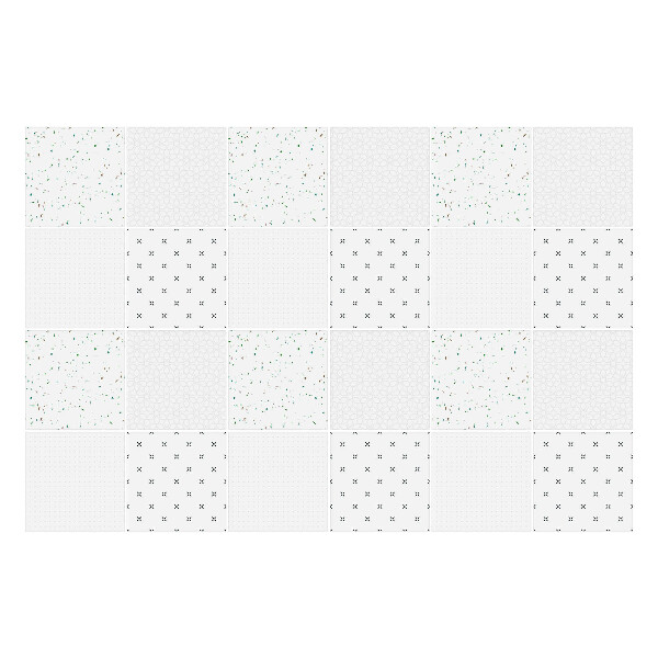 Autocolante gresie Geometrie cu modele fine