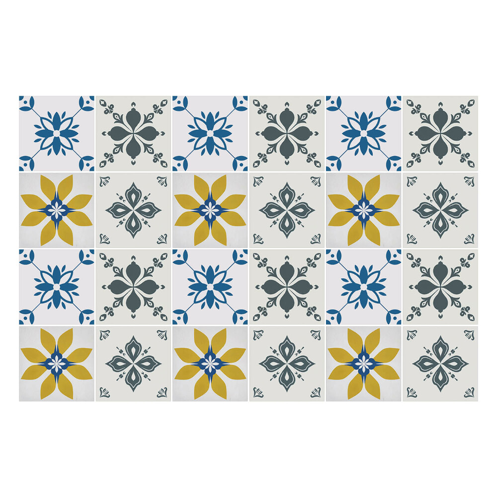 Autocolante gresie si faianta Motive florale