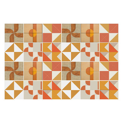 Autocolante gresie Design geometric