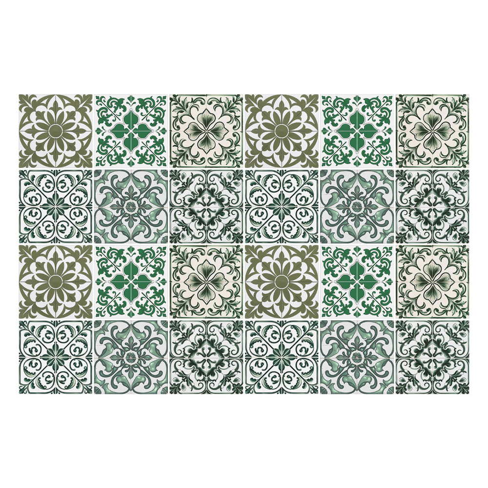 Autocolante gresie Motive florale și geometrice