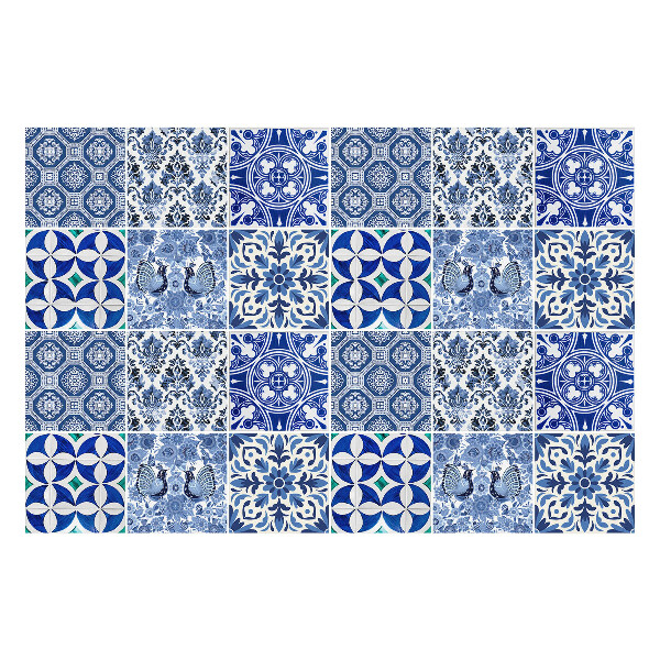 Autocolante gresie Motive florale și geometrice