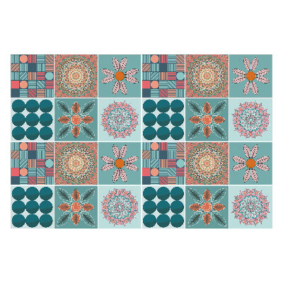 Autocolante gresie Motive florale și geometrice