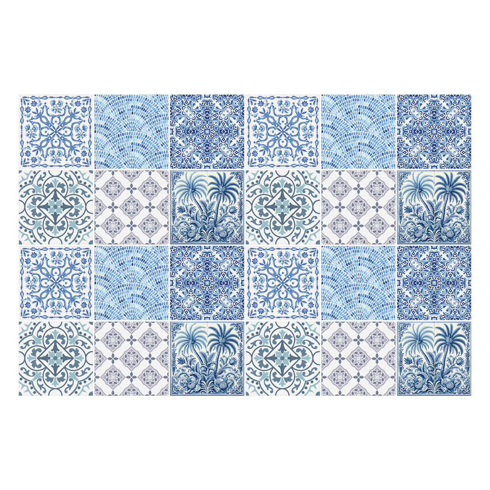 Autocolante gresie si faianta Placi clasice cu ornamente