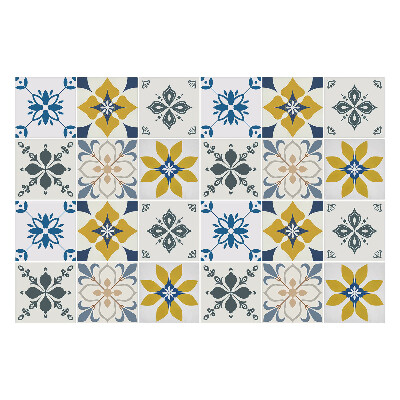 Autocolante gresie si faianta Motive florale în aranjament