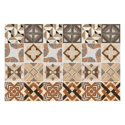 Autocolante gresie si faianta Geometria formelor din lemn