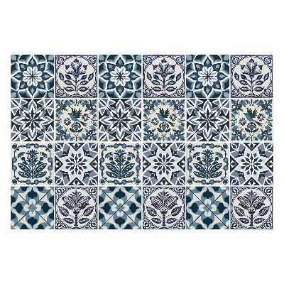 Autocolante pentru gresie Motive geometrice florale