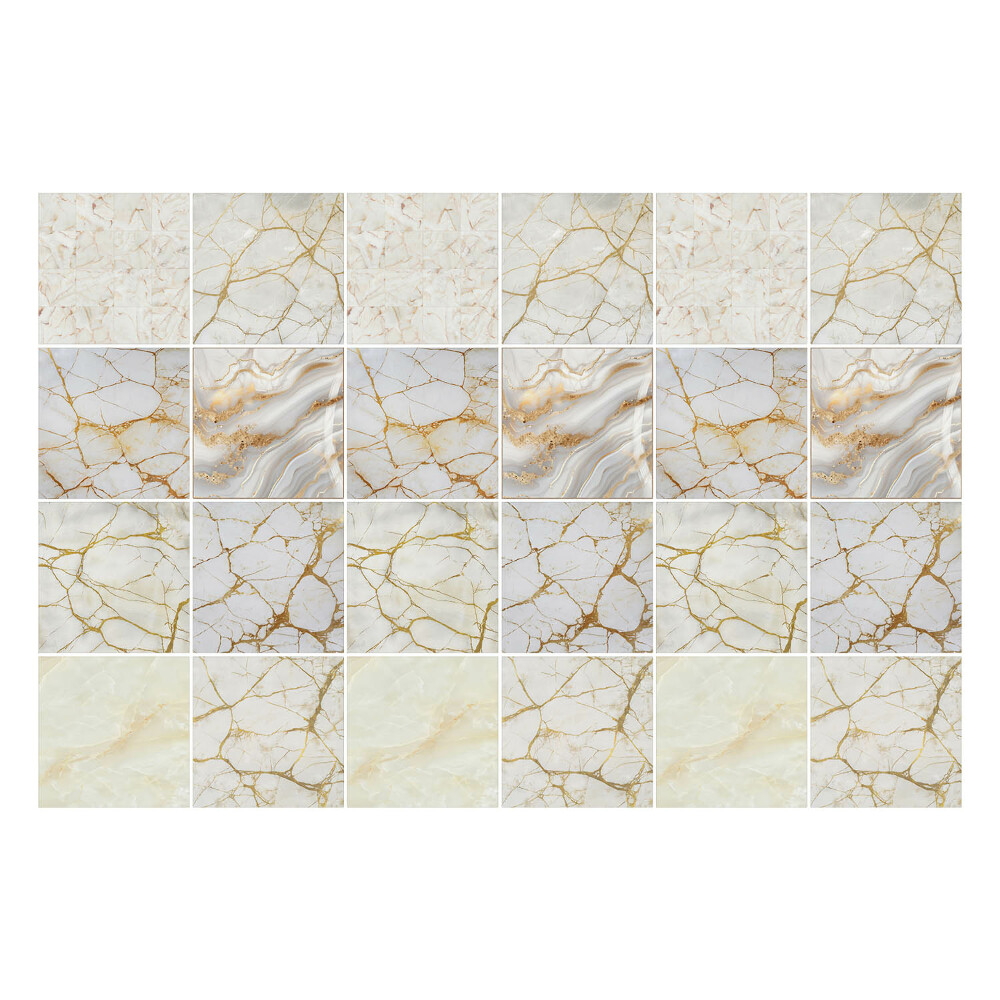 Autocolante gresie Motive elegante din marmură