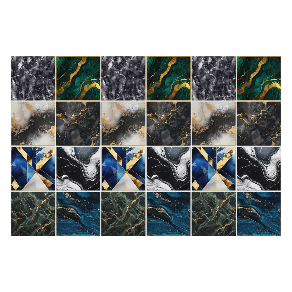 Autocolante gresie Motive elegante din marmură