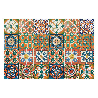 Autocolante pentru gresie Compoziție orientală