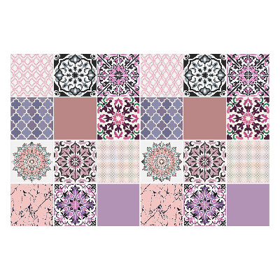 Autocolante gresie Compoziții pastelate