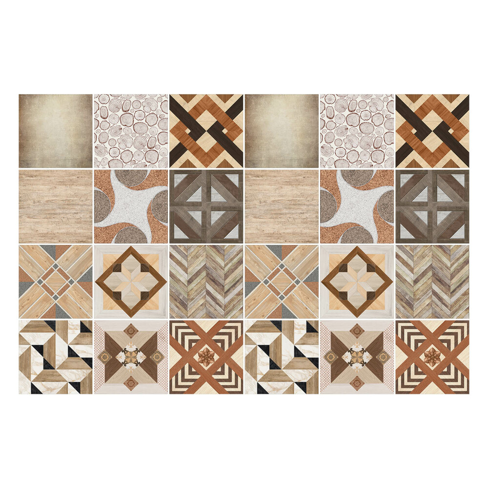 Autocolante pentru gresie Diverse motive de lemn