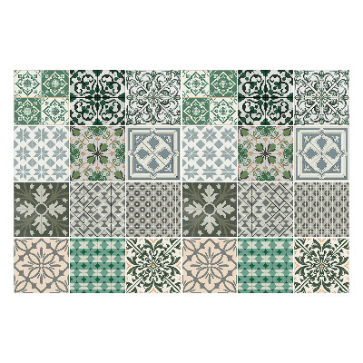 Autocolante pentru gresie Motive vegetale și geometrice