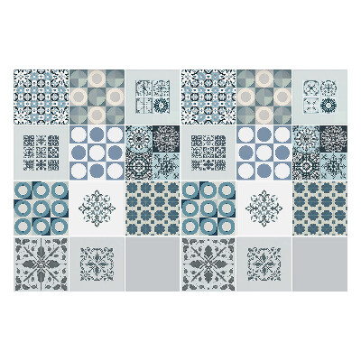 Autocolante pentru gresie Geometrie și ornamentație