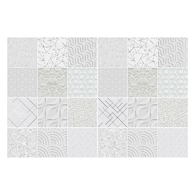 Autocolante gresie si faianta Forme și valuri 3D