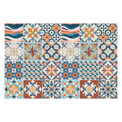 Autocolante gresie Motive orientale colorate