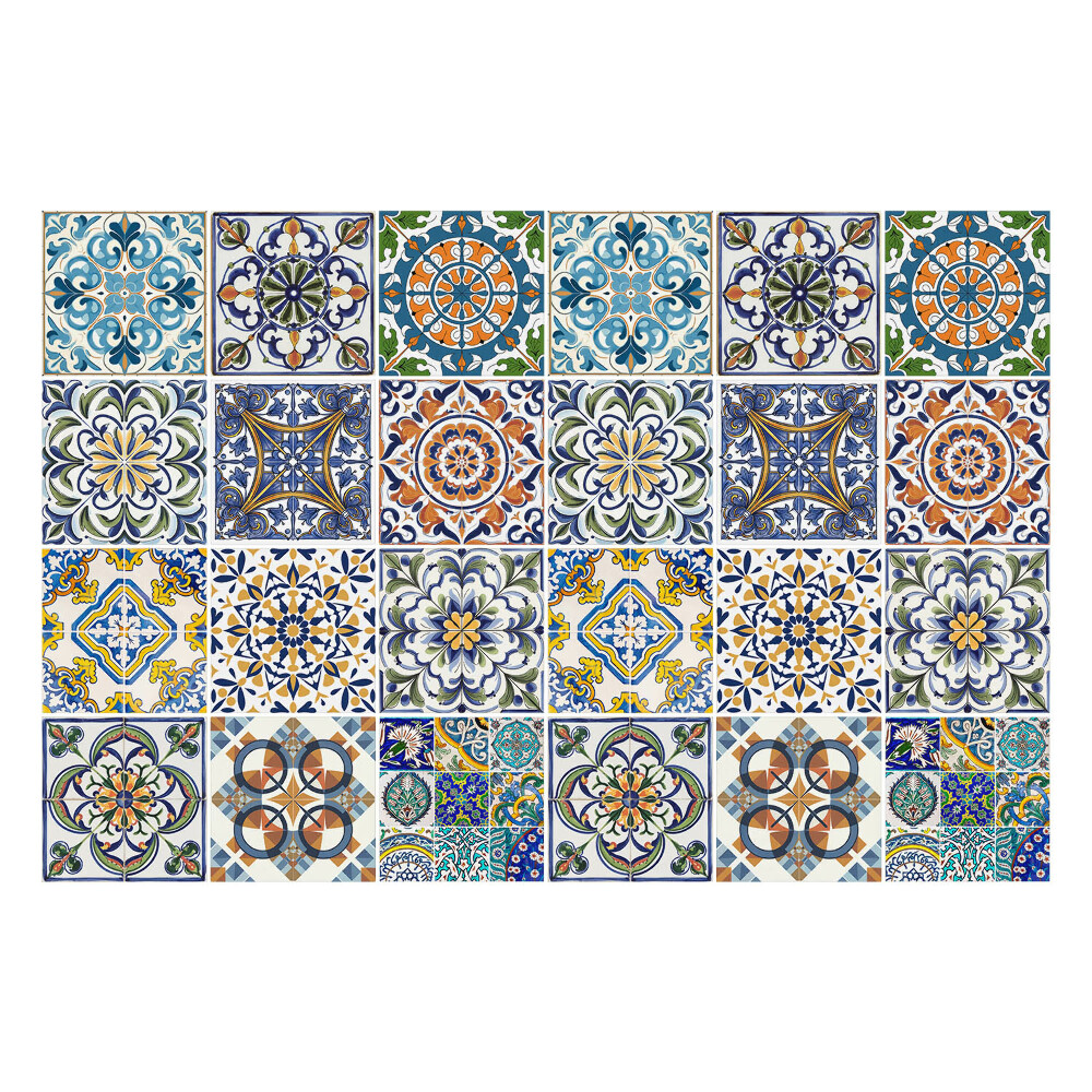 Autocolante gresie Mozaic ceramic cu ornamente