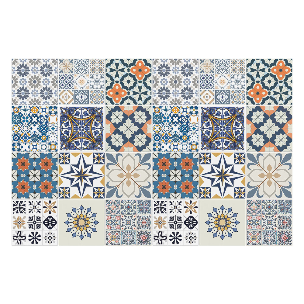 Autocolante pentru gresie Mozaic cu diverse motive