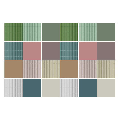 Autocolante gresie si faianta Blocuri geometrice de culoare