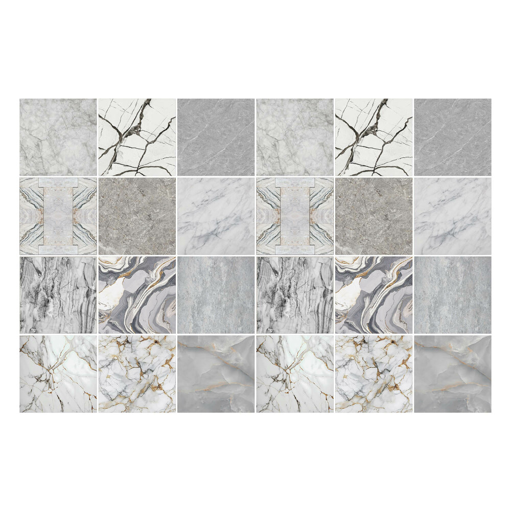 Autocolante gresie Motive elegante din marmură