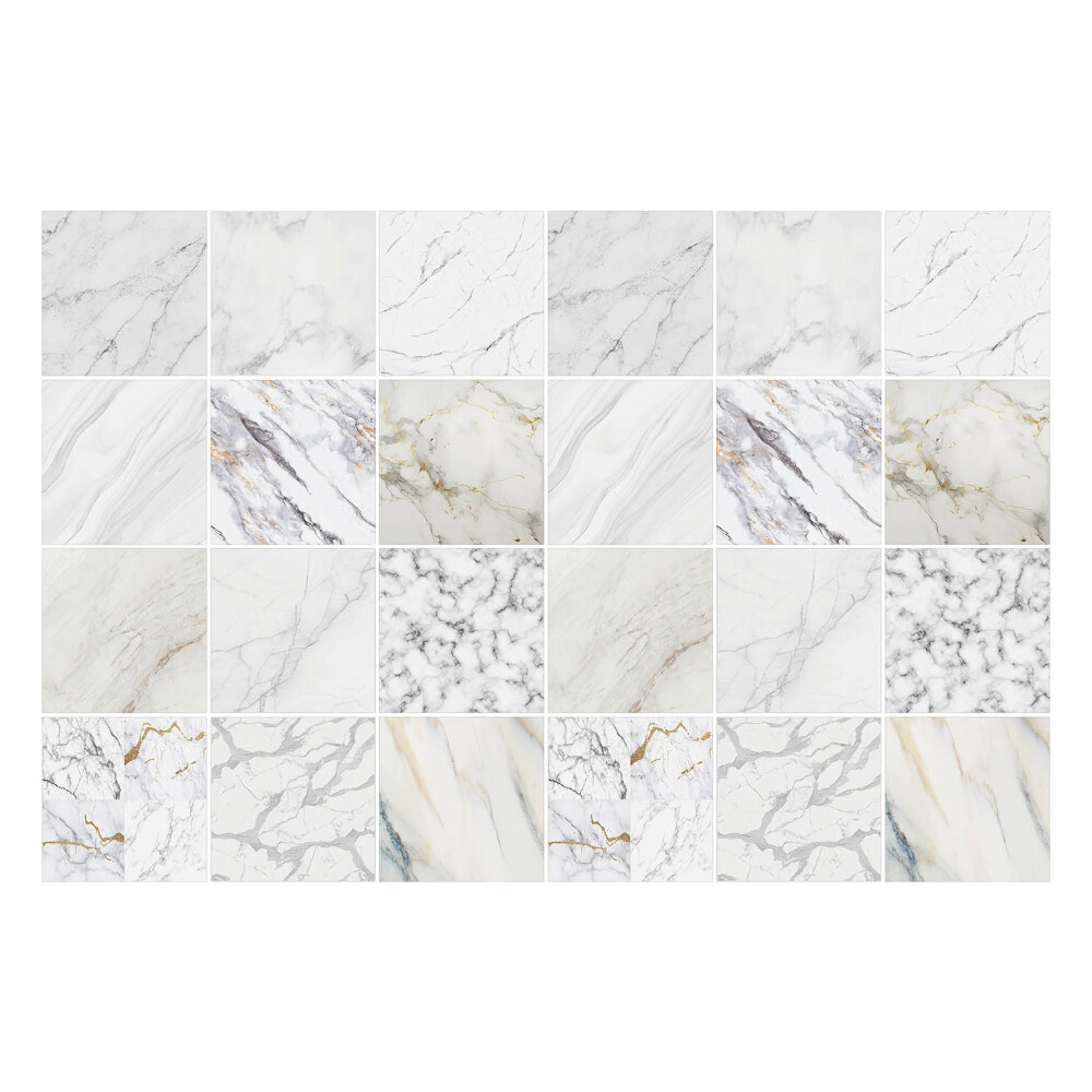 Autocolante gresie Pietre elegante de marmura