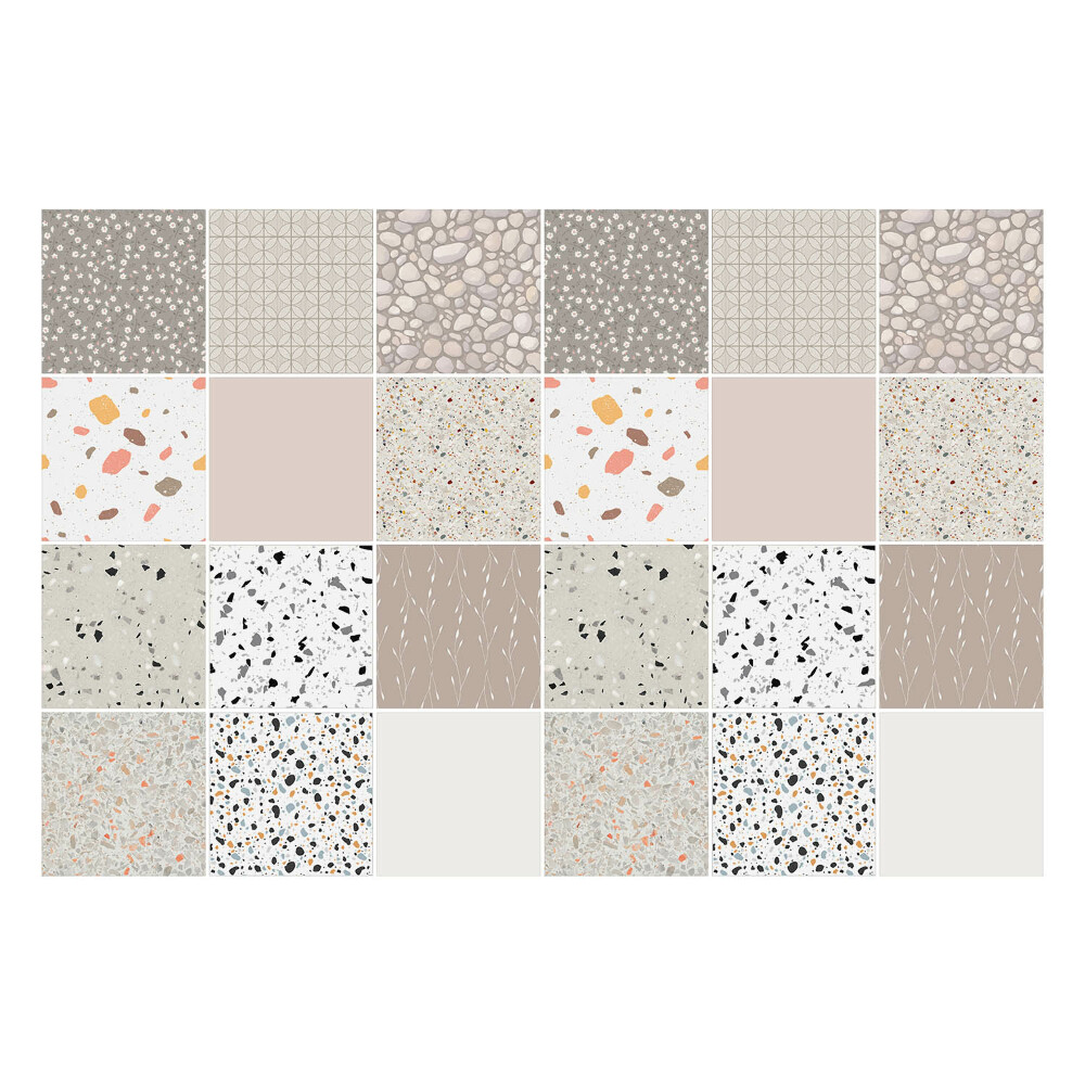 Autocolante pentru gresie Pietre naturale și forme