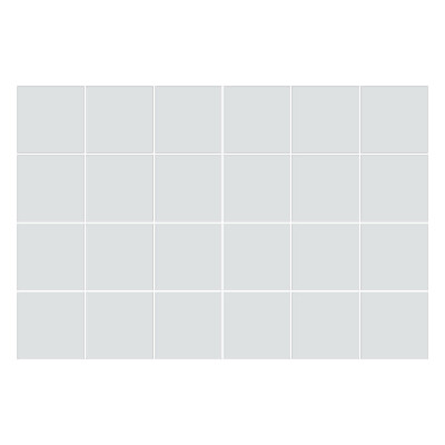 Autocolante pentru gresie Culoare alb